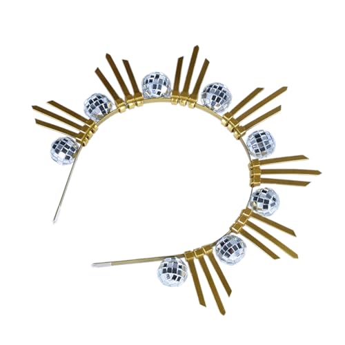 SELVFZ Disco Stirnband Funkelnde Hochzeitshaarband Zarte Kopfbedeckung Für Party Enthusiasten Halloween Cosplay Kopfbedeckung SELVFZ Disco Stirnband Funkelnde Hochzeitshaarband Zarte Kopfbedeckung Für Party Enthusiasten Halloween Cosplay Kopfbedeckung von SELVFZ