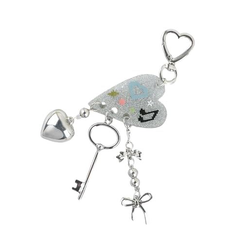 SELVFZ Einzigartige Herzschlüsselketten Mode Key Dekoration Party Key Charme Key Accessoire Key Ornament Acryl Textur Für Tägliche Schlüsseldekorationen von SELVFZ