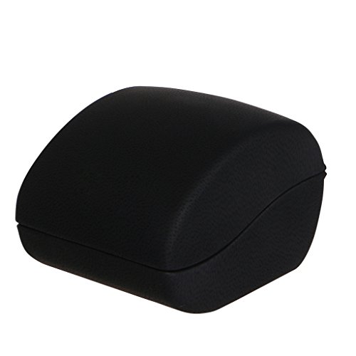 Einzigartige PU Leder Schmuck Ringbox Für Hülle Mit LED Licht Für Vorschlag Engagement Hochzeit Schwarz Weißwein R Schmuck Display von SELVFZ