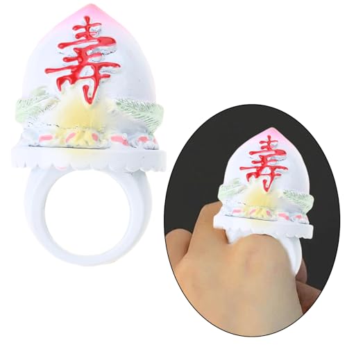 SELVFZ Einzigartige Pfirsichkuchenringe Handgefertigtes Paar Chinesischer Stil Ringe Süßigkeiten Farbe Finger Ringe Für Mädchen Und Frauen Party Schmuck SELVFZ Einzigartige Pfirsichkuchenringe Handgefertigtes Paar Chinesischer Stil Ringe Süßigkeiten Farbe Finger Ringe Für Mädchen Und Frauen Party Schmuck von SELVFZ
