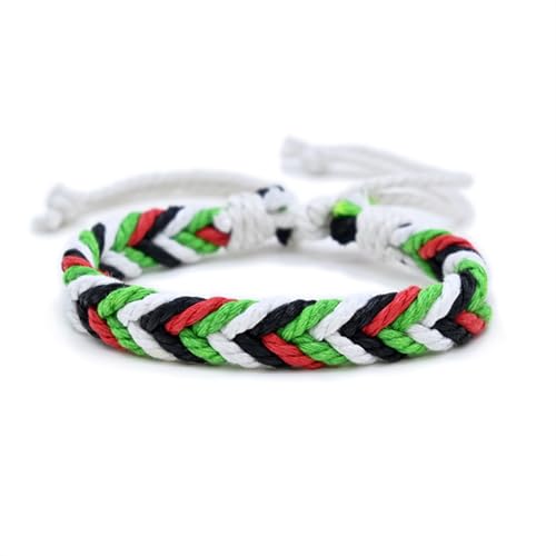 SELVFZ Einzigartiger Arabisch Inspirierter Baumwoll Armband Verstellbares Handchain Handgefertigtes Multikolor Armband Armband Ornament Für Trendige Outfits Trendy Arabische Accessoire SELVFZ Einzigartiger Arabisch Inspirierter Baumwoll Armband Verstellbares Handchain Handgefertigtes Multikolor Armband Armband Ornament Für Trendige Outfits Trendy Arabische Accessoire von SELVFZ