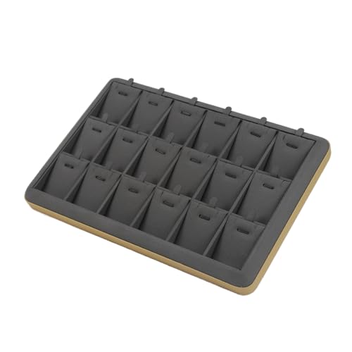 SELVFZ Elegante Robuste PU Lederschmuck Organisatoren Tray Accessoire Für Frauen Ringe Ringe Ohrringe Halsketten Armbänder von SELVFZ