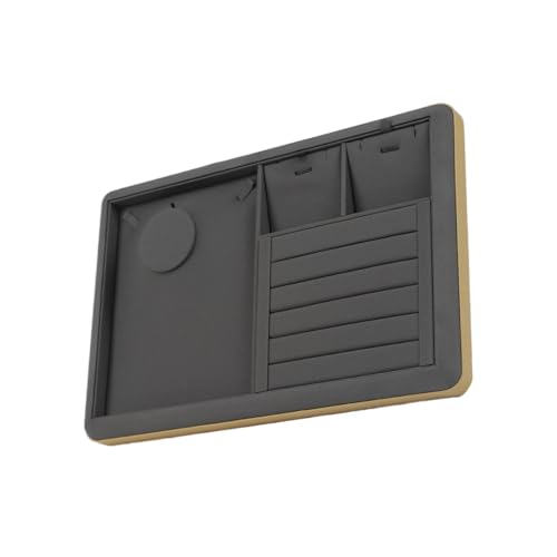SELVFZ Elegante Robuste PU Lederschmuck Organisatoren Tray Accessoire Für Frauen Ringe Ringe Ohrringe Halsketten Armbänder von SELVFZ