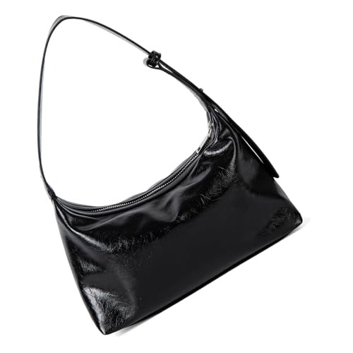 SELVFZ Elegante Wasserdichte Wachspu Leder Umhängetasche Ergonomisches Design Geräumige Kompartimente Frauen Alltagstasche Premium Leichte Achselhöhle Geldbeutel von SELVFZ