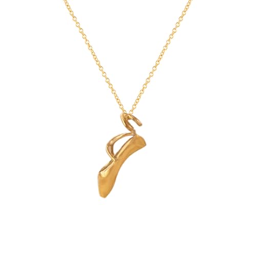 SELVFZ Eleganter Ballettschuh Anhänger Halskette Künstlerischer Nackenschmuck Elegante Ketten Halskette Tanzbegeisterte SELVFZ Eleganter Ballettschuh Anhänger Halskette Künstlerischer Nackenschmuck Elegante Ketten Halskette Tanzbegeisterte von SELVFZ