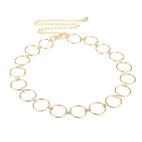 SELVFZ Eleganter Bauchverbindungskettengürtel Für Frauen Handgefertigt Verstellbarer Waldband Trendy Taille Accessoire Für Partys Und Täglich Verstellbare Kettengürtel von SELVFZ
