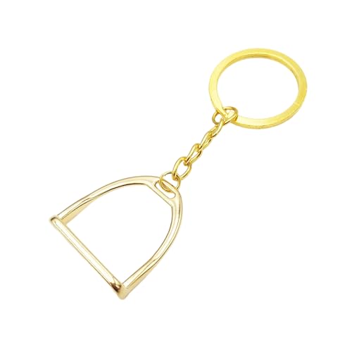SELVFZ Fashion Horse Snaffle Bit Keychain Steigbügel Form Schlüsselly Schmucklegierung Schlüsselhalter Pferdebegeisterte Equine Keychain von SELVFZ