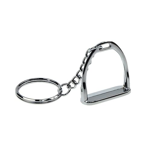 Fashion Horse Snaffle Bit Keychain Steigbügel Form Schlüsselly Schmucklegierung Schlüsselhalter Pferdebegeisterte Equine Keychain von SELVFZ