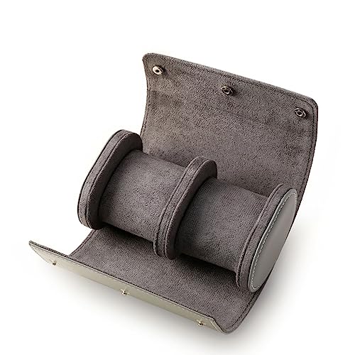 SELVFZ Fashion Watch Box Frauen Männer 1/2/3 Slot Zylinder Rollhalter Armbandwatchwatch Juwely Geschenkaufbewahrung Display Showcase Hülle Tragbare Watch Box Uhren Display Hülle von SELVFZ