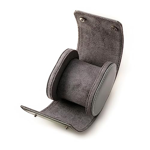 SELVFZ Fashion Watch Box Frauen Männer 1/2/3 Slot Zylinder Rollhalter Armbandwatchwatch Juwely Geschenkaufbewahrung Display Showcase Hülle Tragbare Watch Box Uhren Display Hülle von SELVFZ