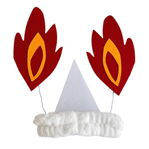 SELVFZ Flame Halloween Hairband Gothic Kopfstück Für Kostümparty Halloween Kostüm Cosplay Stirnbänder Für Frauen von SELVFZ