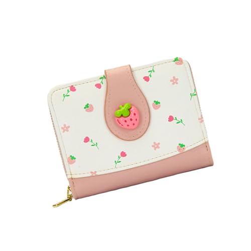 SELVFZ Frauen Brieftasche Einfache Bifolds Brieftaschen PU Leder Geldbeutel Dünne Kurze Brieftasche Kleine Bifolds Geldkartenhaltertasche Kompakte Frauen Kurz von SELVFZ