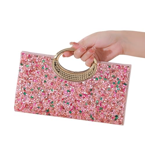 SELVFZ Frauen Klauen Geldbeutel Strassstiche Abendbeutel Kette Crossbody Tasche Trendy Schulterabendhandtasche Für Prom Frauen Kette Schulterkreuzbody Clutch Geldbörse Für Abschlussball von SELVFZ