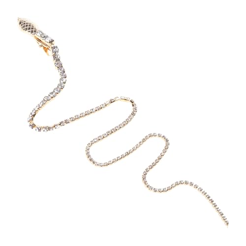 SELVFZ Funkelnde Haarclip Schlange Kopfbedecke Schlange Haarnadel Legierung Textur Haarnadel Stylisches Accessoire Geeignet Für Alle Anlässe Geschenk Für Frauen SELVFZ Funkelnde Haarclip Schlange Kopfbedecke Schlange Haarnadel Legierung Textur Haarnadel Stylisches Accessoire Geeignet Für Alle Anlässe Geschenk Für Frauen von SELVFZ