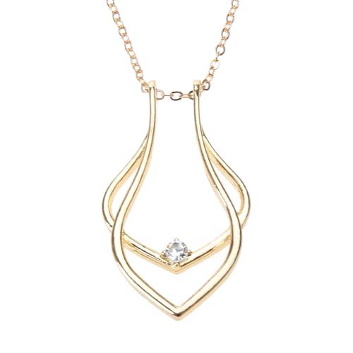 SELVFZ Geometrische Ringhalter Halskette Anhänger Schmuck Für Frauen Freundin Keeper Für Jubiläum Der Arbeiter Arbeiter SELVFZ Geometrische Ringhalter Halskette Anhänger Schmuck Für Frauen Freundin Keeper Für Jubiläum Der Arbeiter Arbeiter von SELVFZ