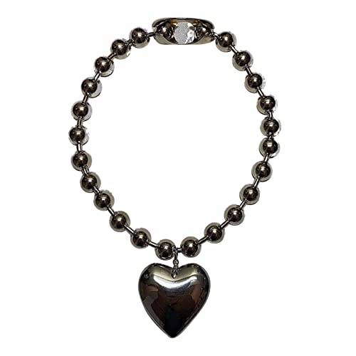 SELVFZ Gothic Perlenkette Halskette Heart Charm Schlangeblickkette Punk Schwarze Seilkette Halskette Halskette Geburtstag Ornament SELVFZ Gothic Perlenkette Halskette Heart Charm Schlangeblickkette Punk Schwarze Seilkette Halskette Halskette Geburtstag Ornament von SELVFZ