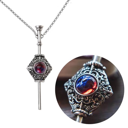 SELVFZ Gotische Hexerei Anhänger Choker Kette Vintage Blood Fläschchen Und Zauberstab Halskette Für Halloween Und Roleplay Punk Schmuck SELVFZ Gotische Hexerei Anhänger Choker Kette Vintage Blood Fläschchen Und Zauberstab Halskette Für Halloween Und Roleplay Punk Schmuck von SELVFZ