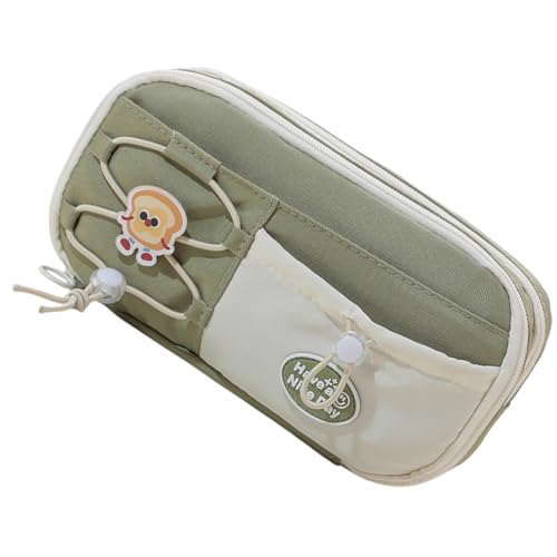 SELVFZ Großkapazität Polyes Encil Fall 8 Kompartimente Pen Organizer Taschen Mehrschichtiger Bleistifttasche Für Student Teen Adult Bleistift Beutel von SELVFZ