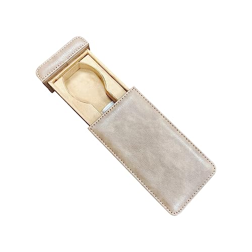 SELVFZ Handgefertigte PU Leder Reise Uhr Rechteckbox Tragbares Ausziehen Armbanduhrenhalter Uhren Displayhüllen Für Männer Erwachsene Uhr Watch Travel Codes Für Männer von SELVFZ