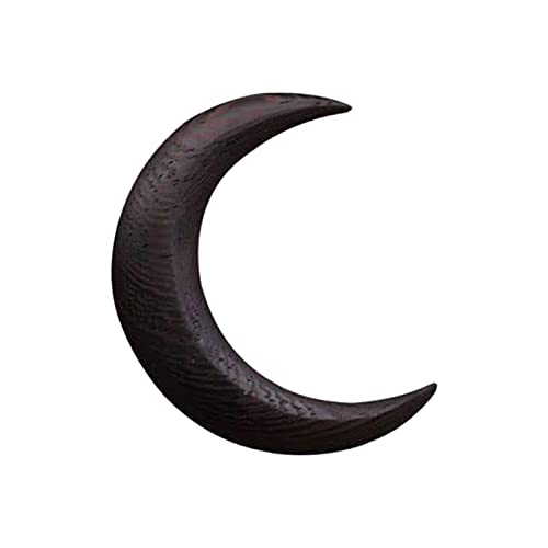 SELVFZ Handgeschnitzte Holzmondhaargabel Feste Frauen Mädchen Haarklammern Haarzubehör Holz Haarnadel von SELVFZ