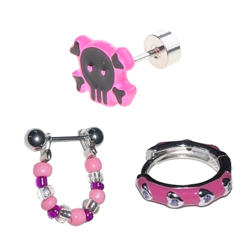 SELVFZ Hölzer Ohrringe Stylische Durchdringende Schmuck Sprudel Ohr Accessoire Ohrstifte Ohrstifte Ohrschnallen Legierungsmaterial Für Egirls SELVFZ Hölzer Ohrringe Stylische Durchdringende Schmuck Sprudel Ohr Accessoire Ohrstifte Ohrstifte Ohrschnallen Legierungsmaterial Für Egirls von SELVFZ