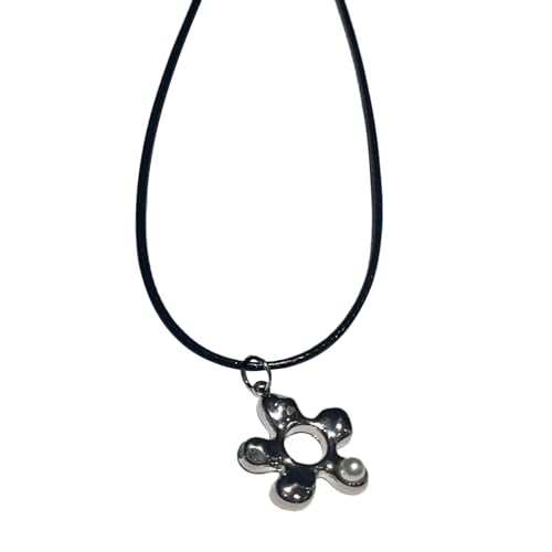 SELVFZ Hohlblüten Schlüsselbein Chocker Blaue Perlen Halskette Zum Geburtstag Valentinstag Frauen Mädchen Minimalistische Halskette SELVFZ Hohlblüten Schlüsselbein Chocker Blaue Perlen Halskette Zum Geburtstag Valentinstag Frauen Mädchen Minimalistische Halskette von SELVFZ