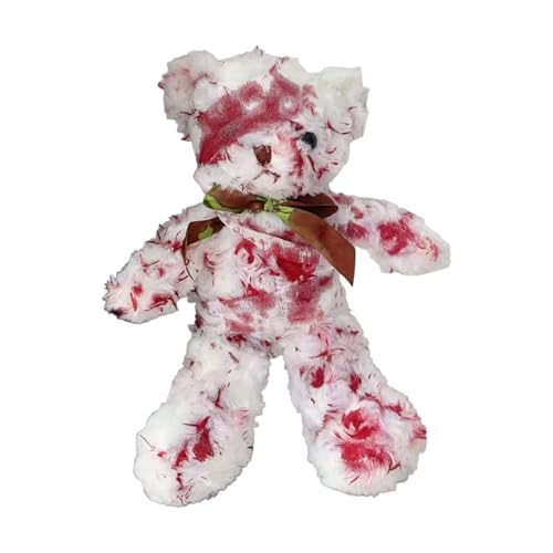 SELVFZ Horror Verwundete Bär Plüsch Mit Gotischem Design Einzigartiger Anhänger Für Cosplay Requisiten Und Verfolgte Dekore Blutige Verletzte Gotische Hausdekore SELVFZ Horror Verwundete Bär Plüsch Mit Gotischem Design Einzigartiger Anhänger Für Cosplay Requisiten Und Verfolgte Dekore Blutige Verletzte Gotische Hausdekore von SELVFZ