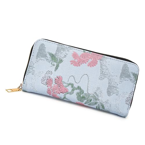 SELVFZ Kompakt Traditioneller Gemusterter Kartenhalter Für Reisen Praktische PU Brieftasche Und Geräumige Lagerung Münze PU Leder Traditioneller Geldhalter von SELVFZ