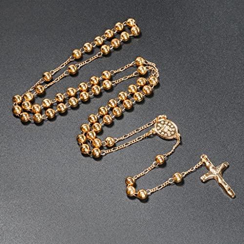 SELVFZ Kruzifix Anhänger Halskette Rosenkranz Halskette Für Männer Frauen Kinder Medaille Römisch Katholische Christliche Religiöse Gebet Geschenk SELVFZ Kruzifix Anhänger Halskette Rosenkranz Halskette Für Männer Frauen Kinder Medaille Römisch Katholische Christliche Religiöse Gebet Geschenk von SELVFZ