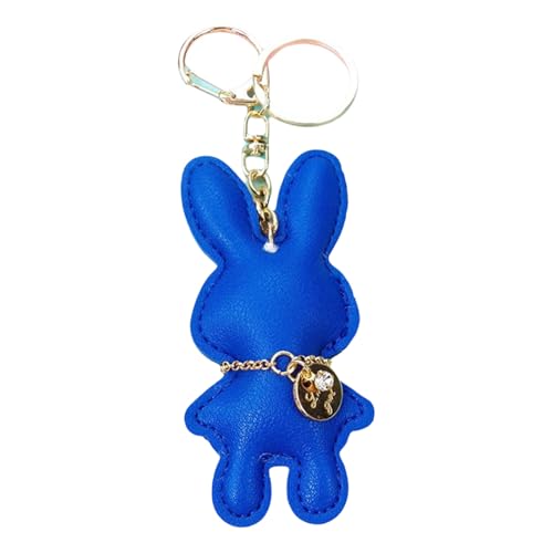 Künstliche Lederkaninchen Keychain Bunnys Anhänger Keyring Bag Accessoire Stilvolle Handtasche Accessoires Für Frauen Mädchen von SELVFZ