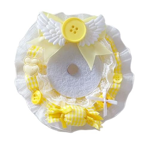 SELVFZ Lace Badge Display Mit Süßigkeitenfaktor Eleganter Spitzen Und Süßigkeiten Designs Button Ausschaltungsständer Für Stilvolle Outfits von SELVFZ