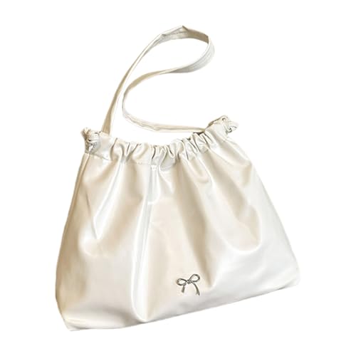 SELVFZ Leichte Gekräuselte Unterarmtasche Für Frauen Weiche PU Leder Übergroß von SELVFZ