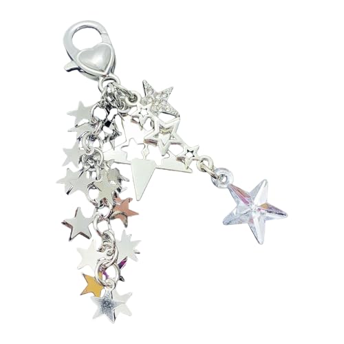 SELVFZ Leichtes Star Ornament Phone Lanyard Handgefertigtes Handtasche Dekoration Portable Mode Accessoire Für Hip Hop Enthusiasten von SELVFZ