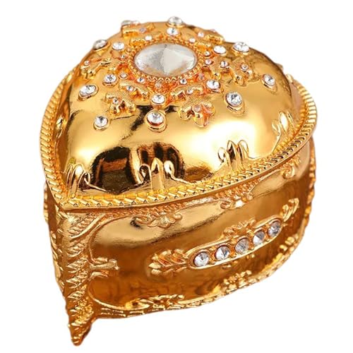 Luxuriöser Herzschmuck Für Frauen Elegante Ringe Box Mit Velvets Innenraum Zink Legierung Schmuck Lagerhülle von SELVFZ
