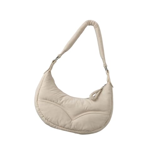 SELVFZ Mode Gestepte Handtasche Mit Verstellbarer Gurt Umhängetasche Crossbody Geldbörse Für Den Täglichen Gebrauch Und Verschiedene Gelegenheit Halbmondhandtasche von SELVFZ