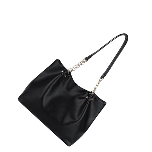 SELVFZ Mode PU Umhängetasche Mit Kettenriemen Mehrfach Pockets Leichte Arbeitspanne Für Frauen Pendeln Essentials Leichtes Pendlertasche Für Frauen Mit Kettenriemendesign von SELVFZ