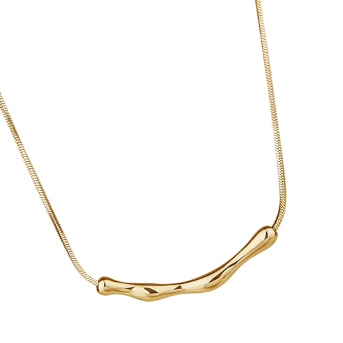 SELVFZ Mode Rostfreie Stahl Colarbone Halskette Frauen Hals Schmuck Metall Textur Perfekt Für Lässige Und Formelle Anlässe SELVFZ Mode Rostfreie Stahl Colarbone Halskette Frauen Hals Schmuck Metall Textur Perfekt Für Lässige Und Formelle Anlässe von SELVFZ