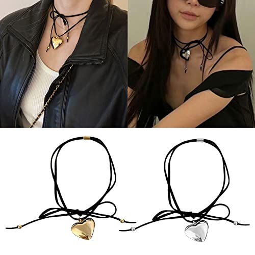 SELVFZ Modeherz Anhänger Halskette Verstellbares Knottednoten Halshalshalle Kette Schmuck Juwely Elegante Schlüsselblattkette Halskette SELVFZ Modeherz Anhänger Halskette Verstellbares Knottednoten Halshalshalle Kette Schmuck Juwely Elegante Schlüsselblattkette Halskette von SELVFZ