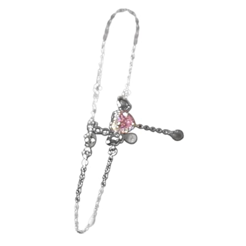 SELVFZ Moderne Geometrische Handgelenkskette Elegant Silberfarbe Armband Ornament Für Mädchen Mit Doppelschicht Designs von SELVFZ
