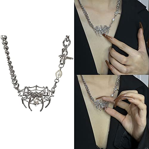SELVFZ Modetrend Nische Collarbone Kette Temperament Einfacher Kalter Spinnen Liebe Herz Punk Nähte Halskette SELVFZ Modetrend Nische Collarbone Kette Temperament Einfacher Kalter Spinnen Liebe Herz Punk Nähte Halskette von SELVFZ