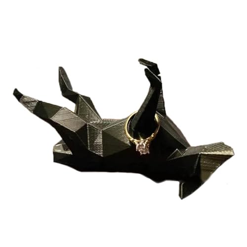 SELVFZ Netter Hund/Katzenschmuckhalter Tragbarer Keramikorganisator Für Frauen Lustiges Geschenk Für Frauen Hunde Liebhaber Wohnkulturständer Einfach Und Stildekoration von SELVFZ