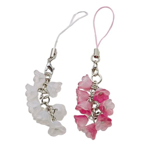 SELVFZ Netter Stil Blumen Telefongurt Blumen Telefonkette Süßer Blumentelefon Charme Rucksackzubehör Geschenk Für Einzelpersonen von SELVFZ