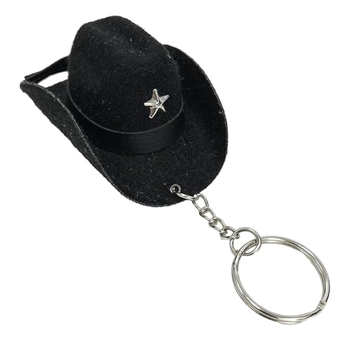 SELVFZ Netter Westlicher Cowboyhut Schlüsselbund Anhänger Keyrings Handwerkskunst Phonechain Perfekt Für Schlüsselbeutel Und Geldbörsen SELVFZ Netter Westlicher Cowboyhut Schlüsselbund Anhänger Keyrings Handwerkskunst Phonechain Perfekt Für Schlüsselbeutel Und Geldbörsen von SELVFZ