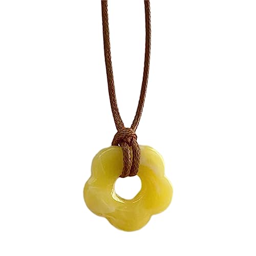 SELVFZ Niedliche Blumenanhänger Hörer Ausgehöhlte Blumenkette Acryl Dopamin Must Have Accessoire Für Modische Damen SELVFZ Niedliche Blumenanhänger Hörer Ausgehöhlte Blumenkette Acryl Dopamin Must Have Accessoire Für Modische Damen von SELVFZ