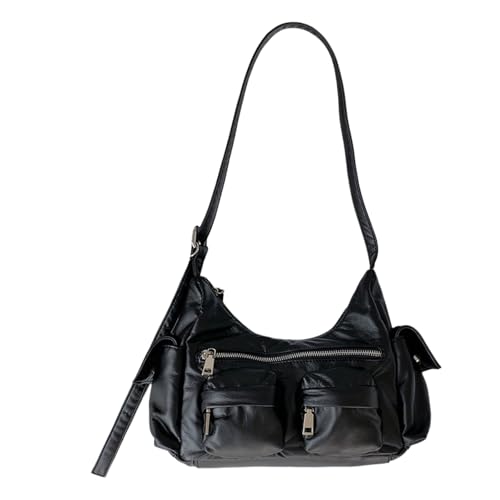 SELVFZ PU Leder Crossbody Tasche Für Reisen Und Tägliche Verwendung Von Mode Umhängetaschen Mit Verstellbarem Riemen Reisen Einkaufstasche PU Leder Messenger von SELVFZ
