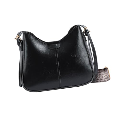 SELVFZ PU Leder Crossbody Taschen Für Frauen Bequeme Schultertasche Mit Verstellbarem Weitgurt Lässige Einkaufstaschen Freizeiteinkaufstasche von SELVFZ