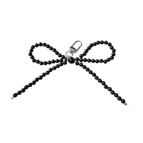SELVFZ Perlen Bowknot Anhänger Bowknot Keyrings Vielseitige Rucksack Dekoration Trendy Bag Accessoire Bowknot Keychain Für Taschenschlüsselkette von SELVFZ