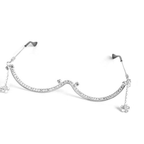 SELVFZ Premium Metallrahmenbrillen Mit Funkelnden Strasssteinen Detail Ergonomisches Design Für Komfort Und Moderne Mode Dekorierte Brillen Mit Brillen von SELVFZ