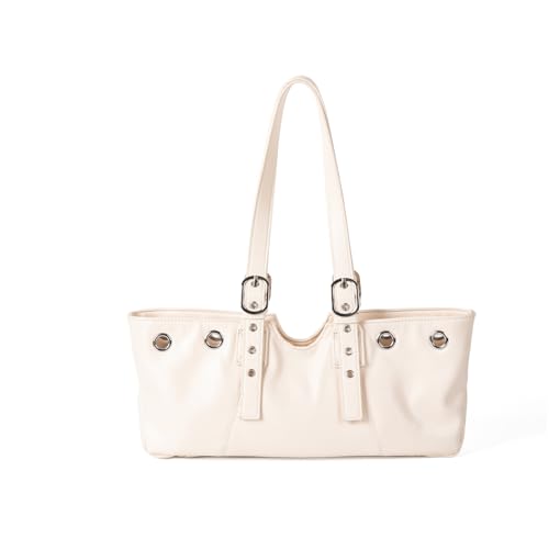 SELVFZ Punk Sternten Umhängetasche Bequemer Riemen Unterarmer Geldbörse Trendy PU Leder Handtasche Für Freizeit Und Partyanlass Frauenbeutel von SELVFZ