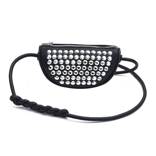 SELVFZ Punk Stile Frauenumhängenden Taschen Mit Crossbody Tasche Reisehandtaschen Party Tasche Für Verschiedene Anlässe Punk Umhängetasche von SELVFZ